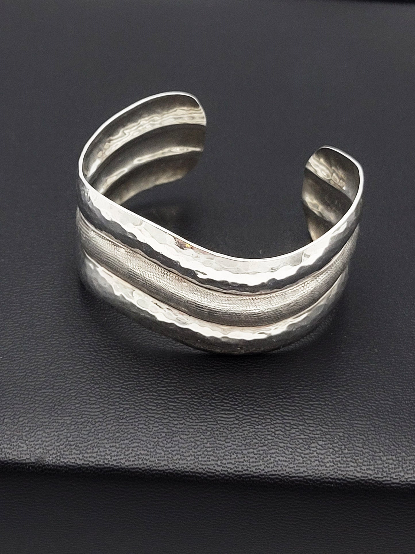 Rohner Jewelry Vintage US Designer Rohner Sterling Silver Cuff Bracelet
