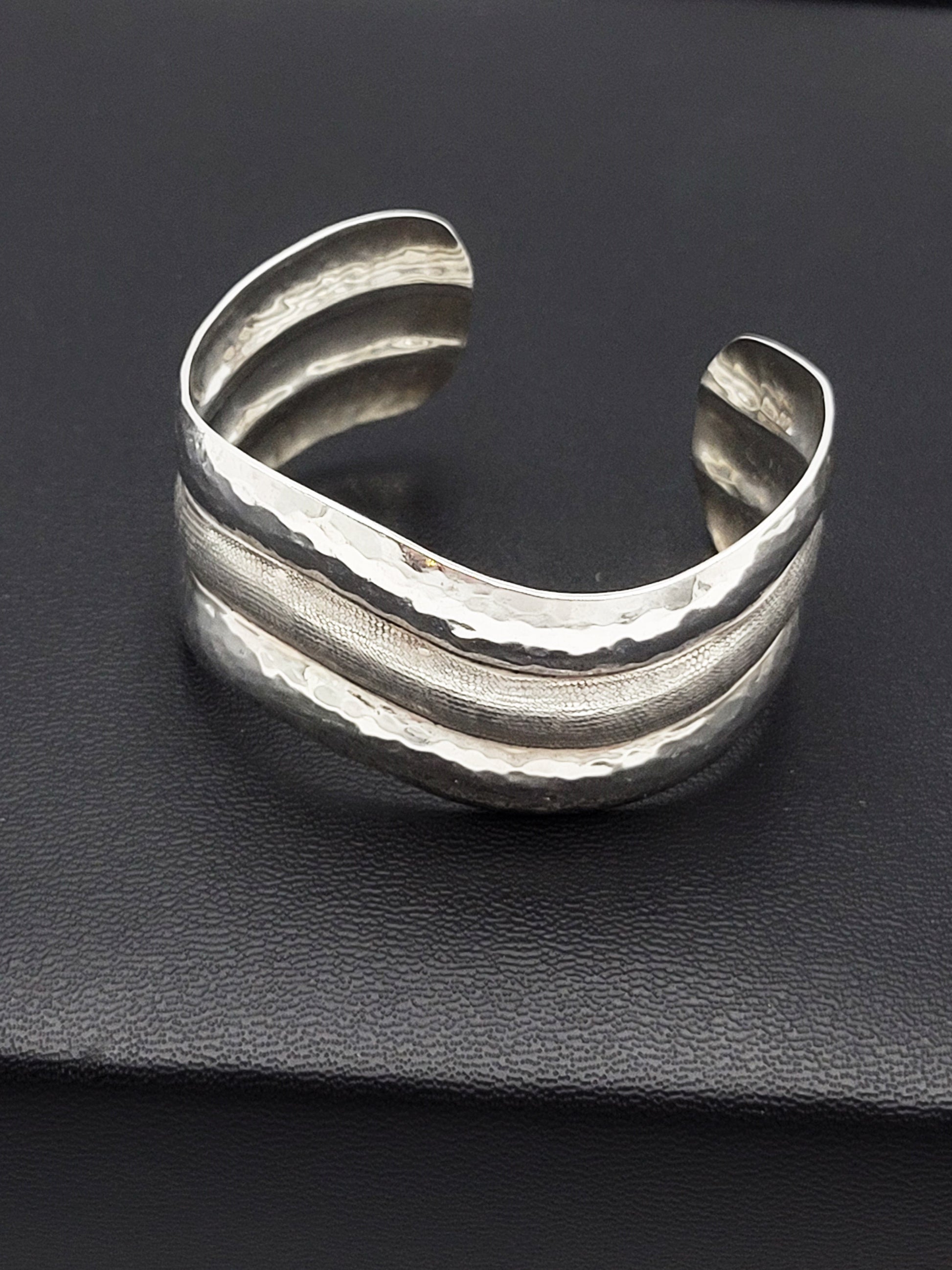 Rohner Jewelry Vintage US Designer Rohner Sterling Silver Cuff Bracelet