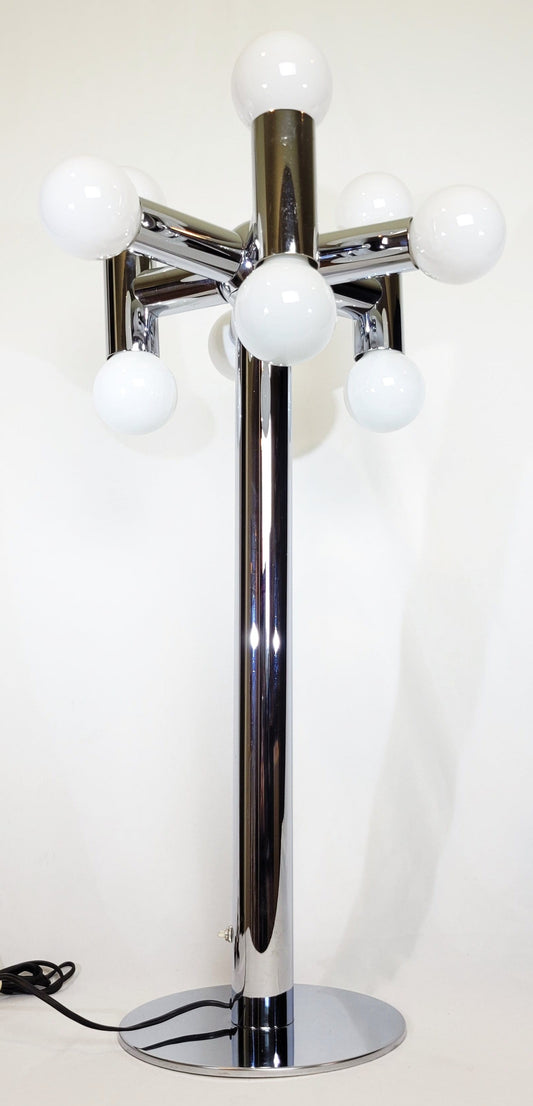 Sonneman Lighting MCM Chrome Sputnik Modernist Vintage Lamp Sonneman?