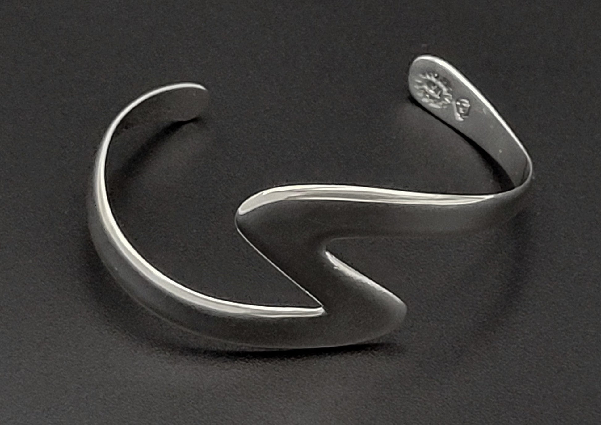 Taxco Sterling Jewelry Vintage Designer Sterling Modernist Taxco Zig Zag Cuff Bracelet